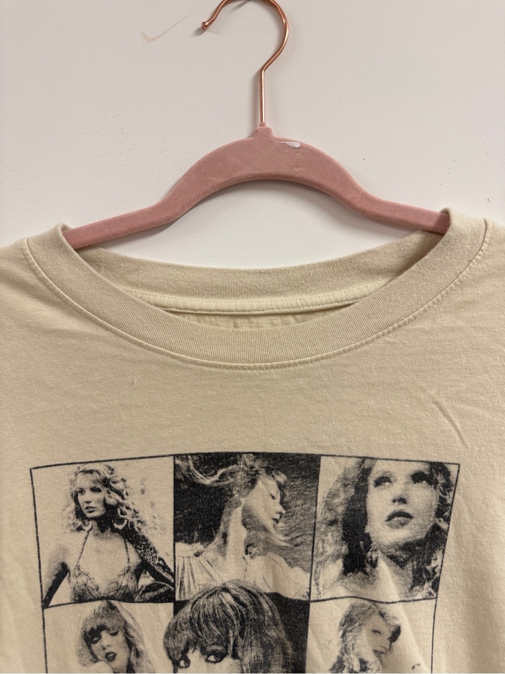 Taylor Swift Beige Graphic Photo Collage Tee - Picture 2 of 7
